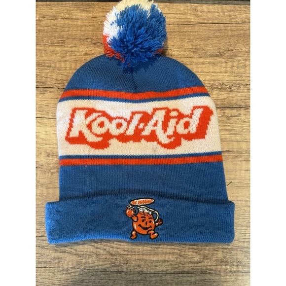 Kool Aid Other - Kool Aid Beanie/winter Cap With Pom Pom Kool-aid Man Oh Yeah 2022